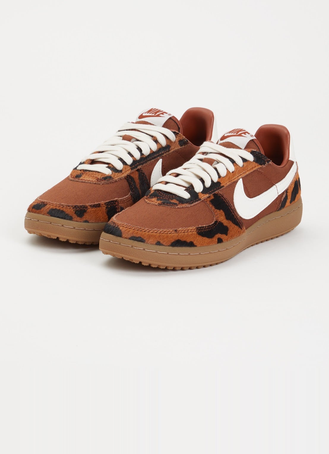 Nike Field General sneaker met dierenprint - detail 3 roestbruin