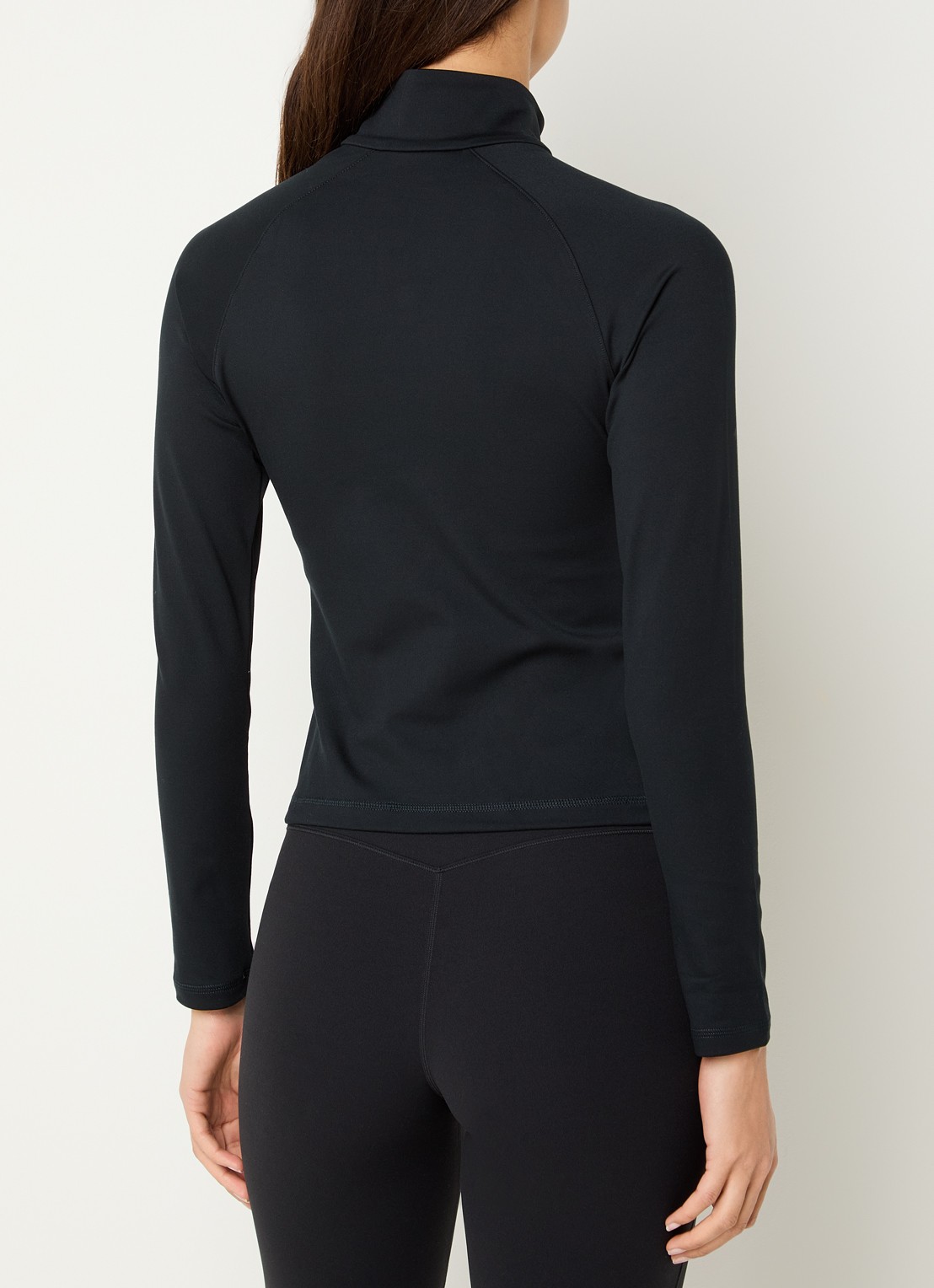 Nike Fitted vest met opstaande kraag - achterkant 2 zwart