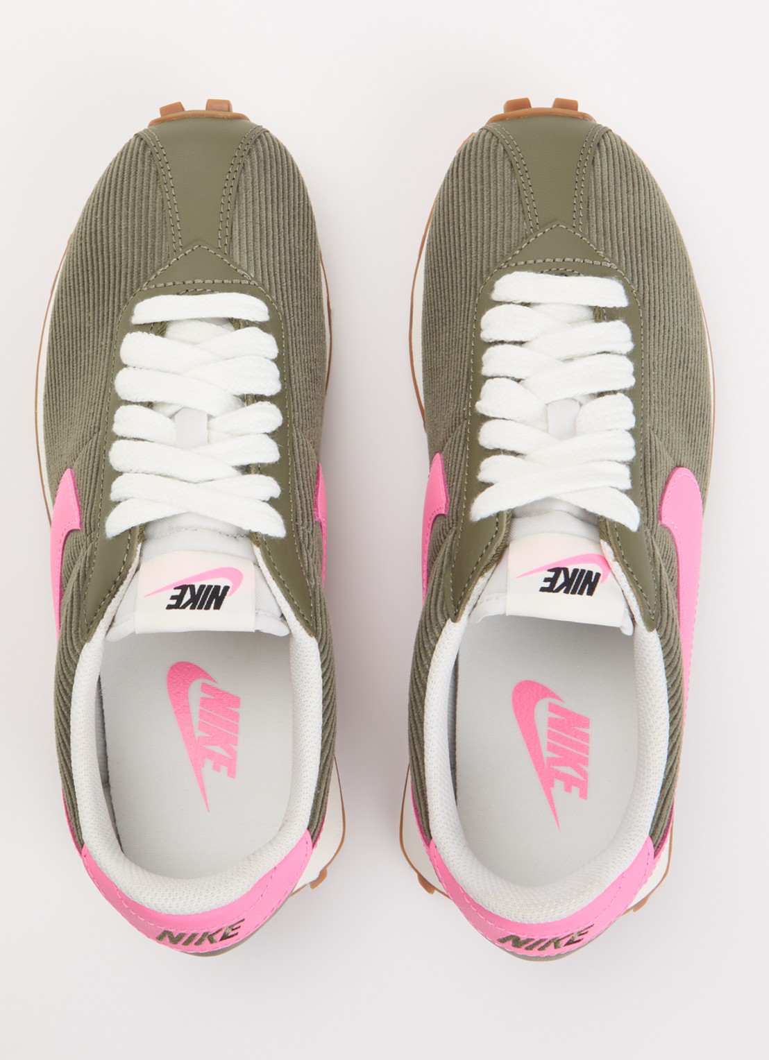 Nike LD-1000 sneaker met corduroy details - detail 2 olijfgroen