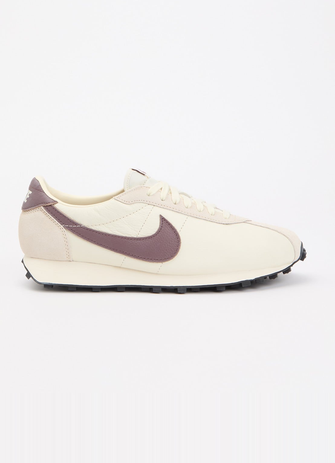 Nike Ld-1000 sneaker van leer met suède details - voorkant beige