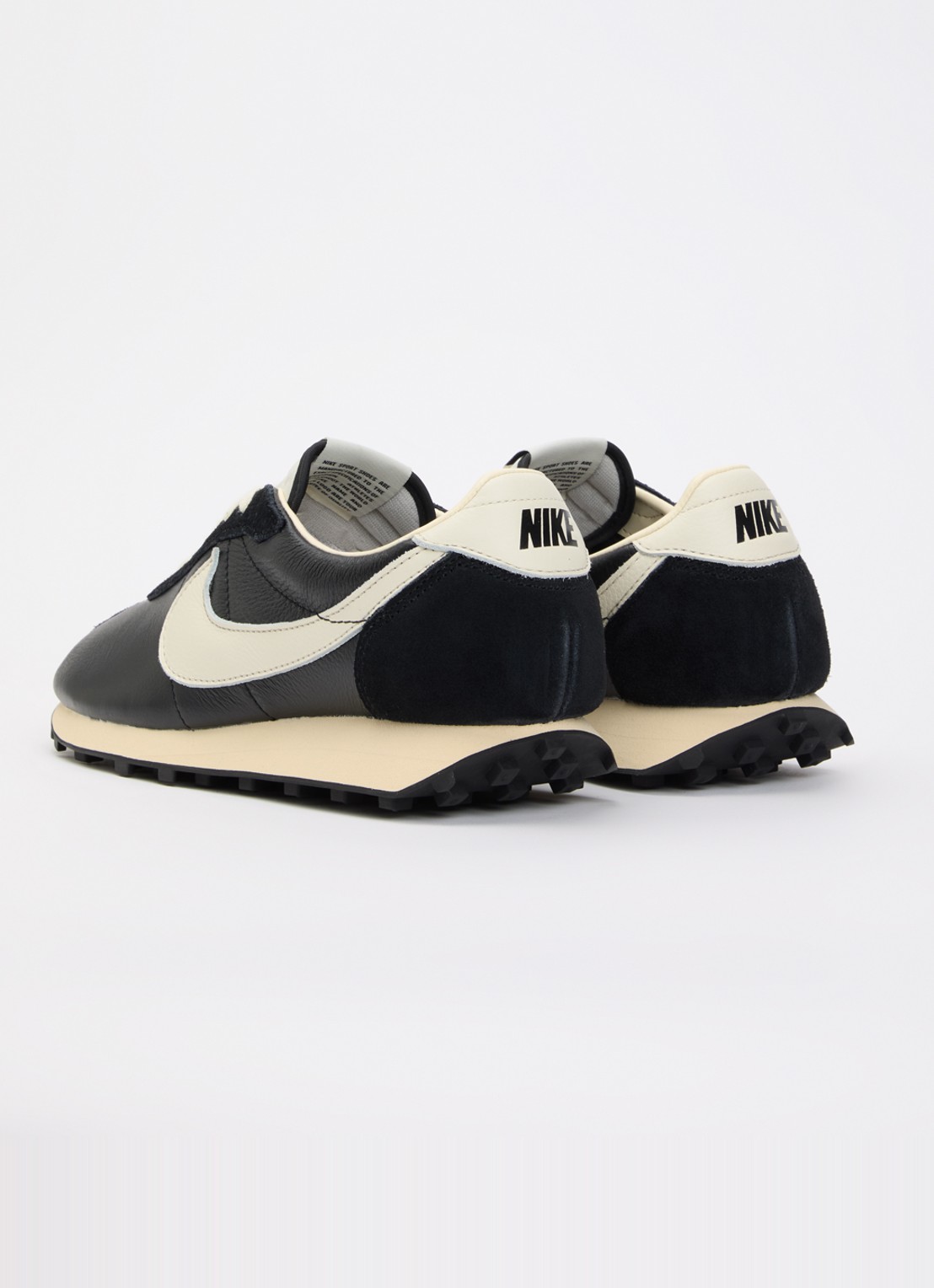 Nike Ld-1000 sneaker van leer met suède details - achterkant 5 zwart