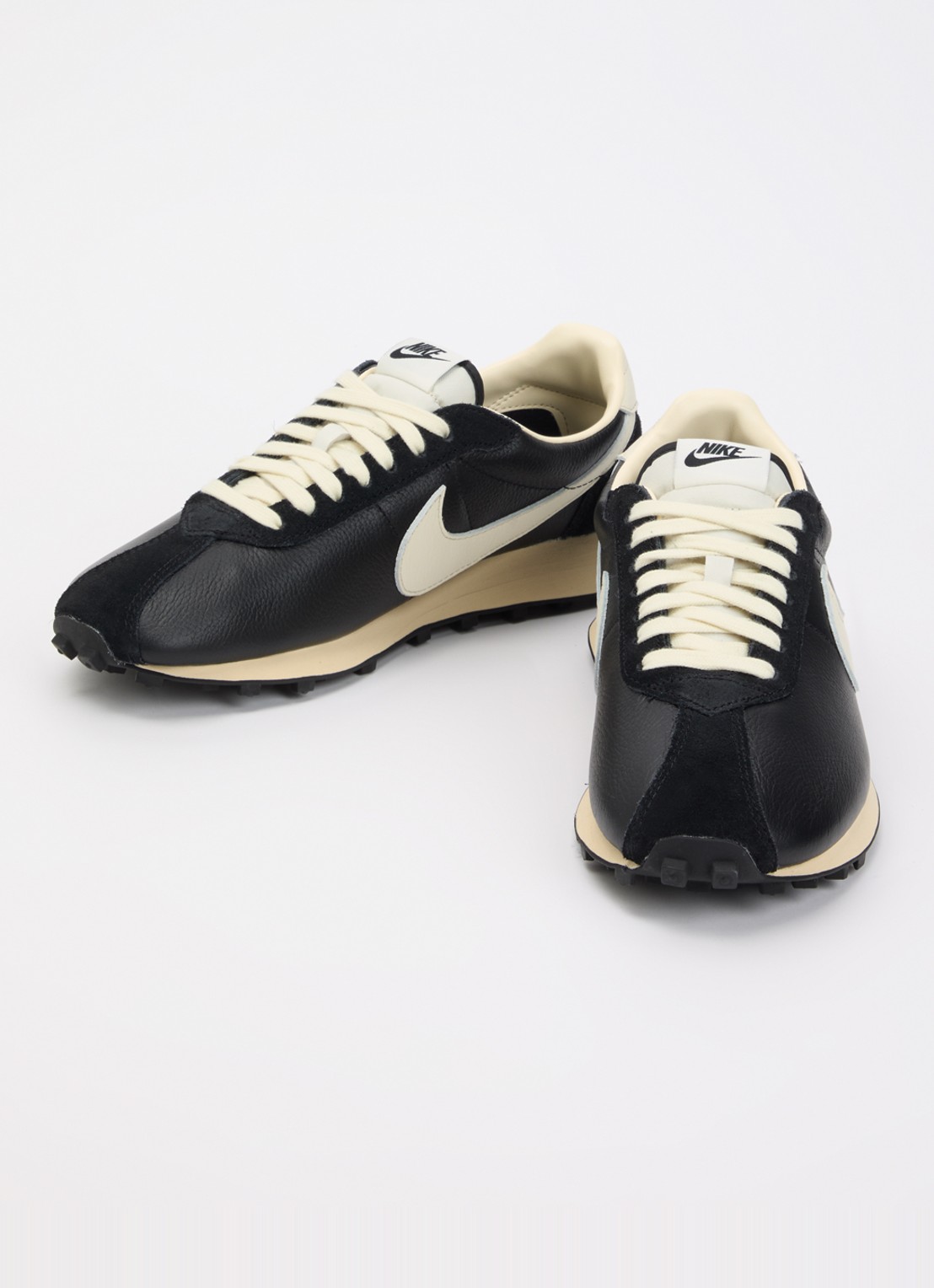 Nike Ld-1000 sneaker van leer met suède details - detail zwart