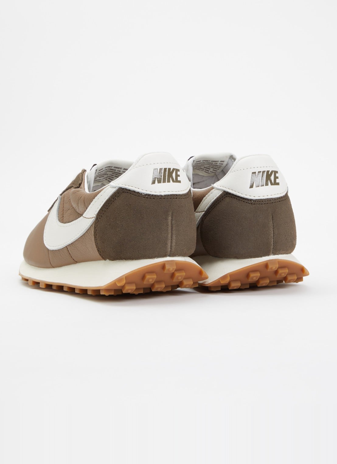 Nike Ld-1000 sneaker van leer met suède details - achterkant 5 bruin