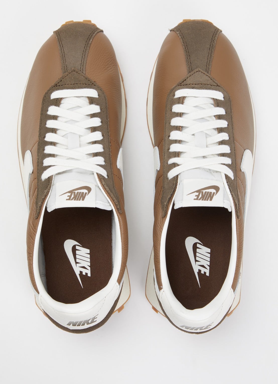 Nike Ld-1000 sneaker van leer met suède details - detail 2 bruin