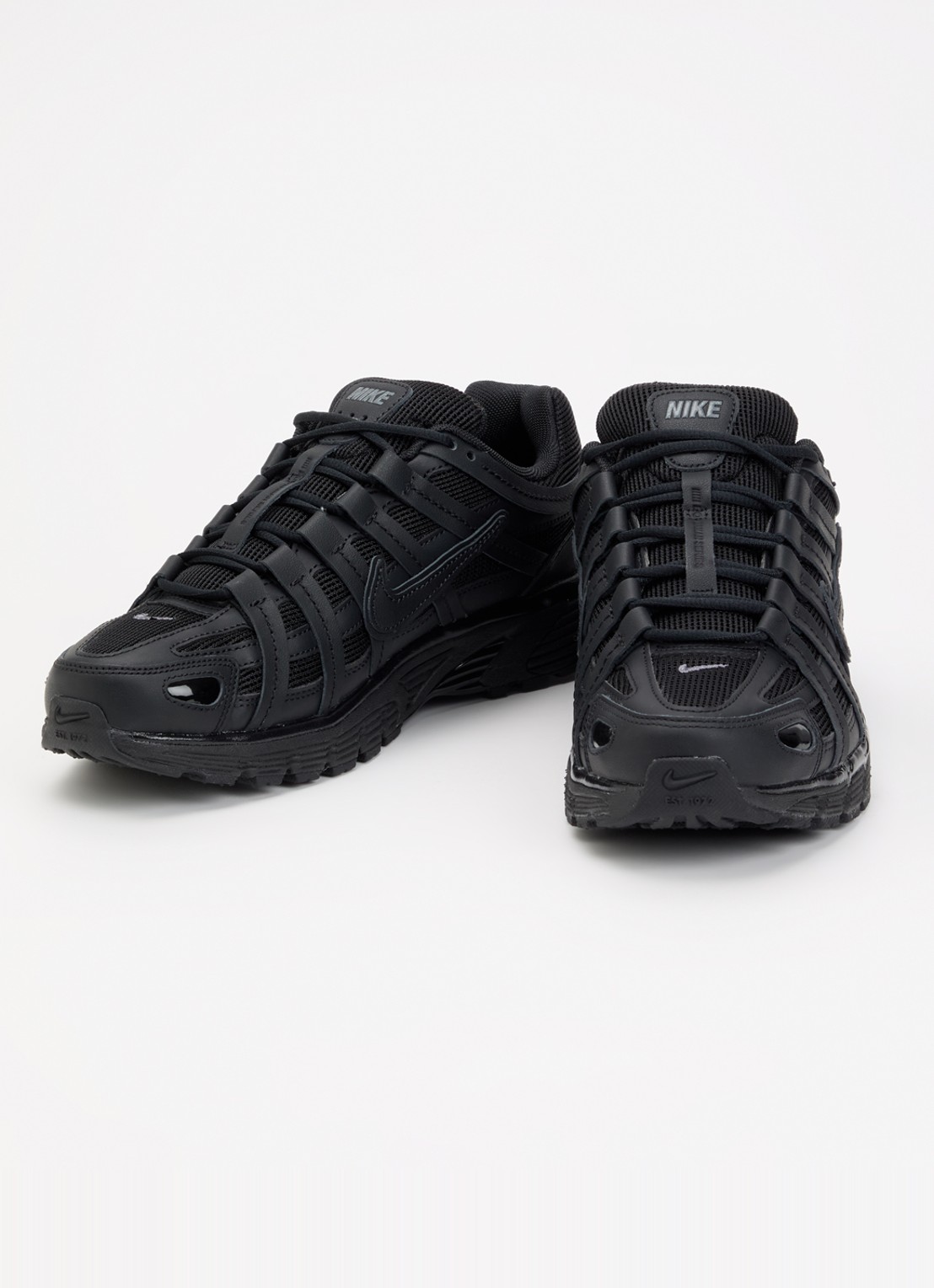 Nike P-6000 sneaker met mesh details - detail 2 zwart
