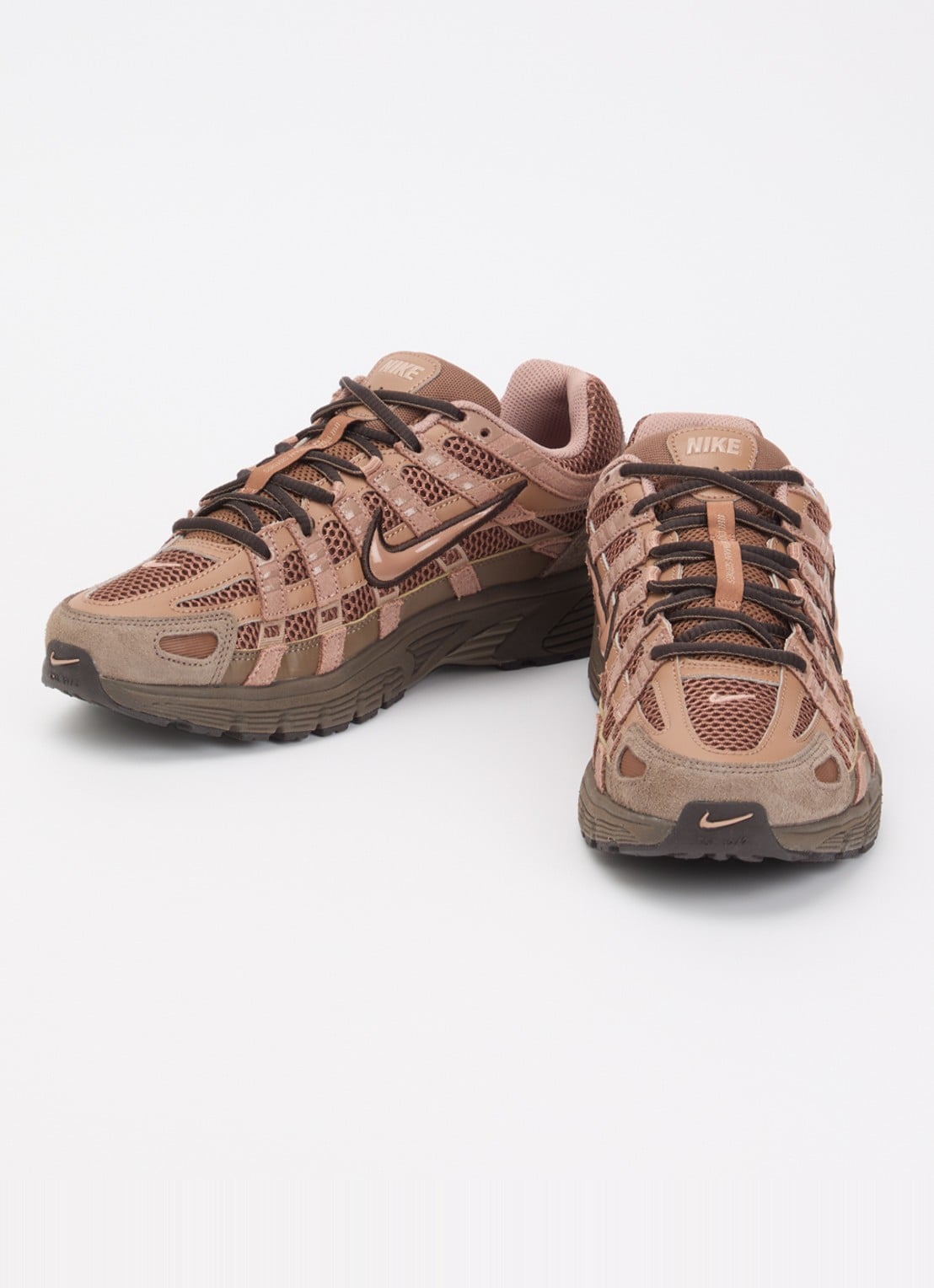 Nike P-6000 sneaker met mesh details - detail 3 bruin
