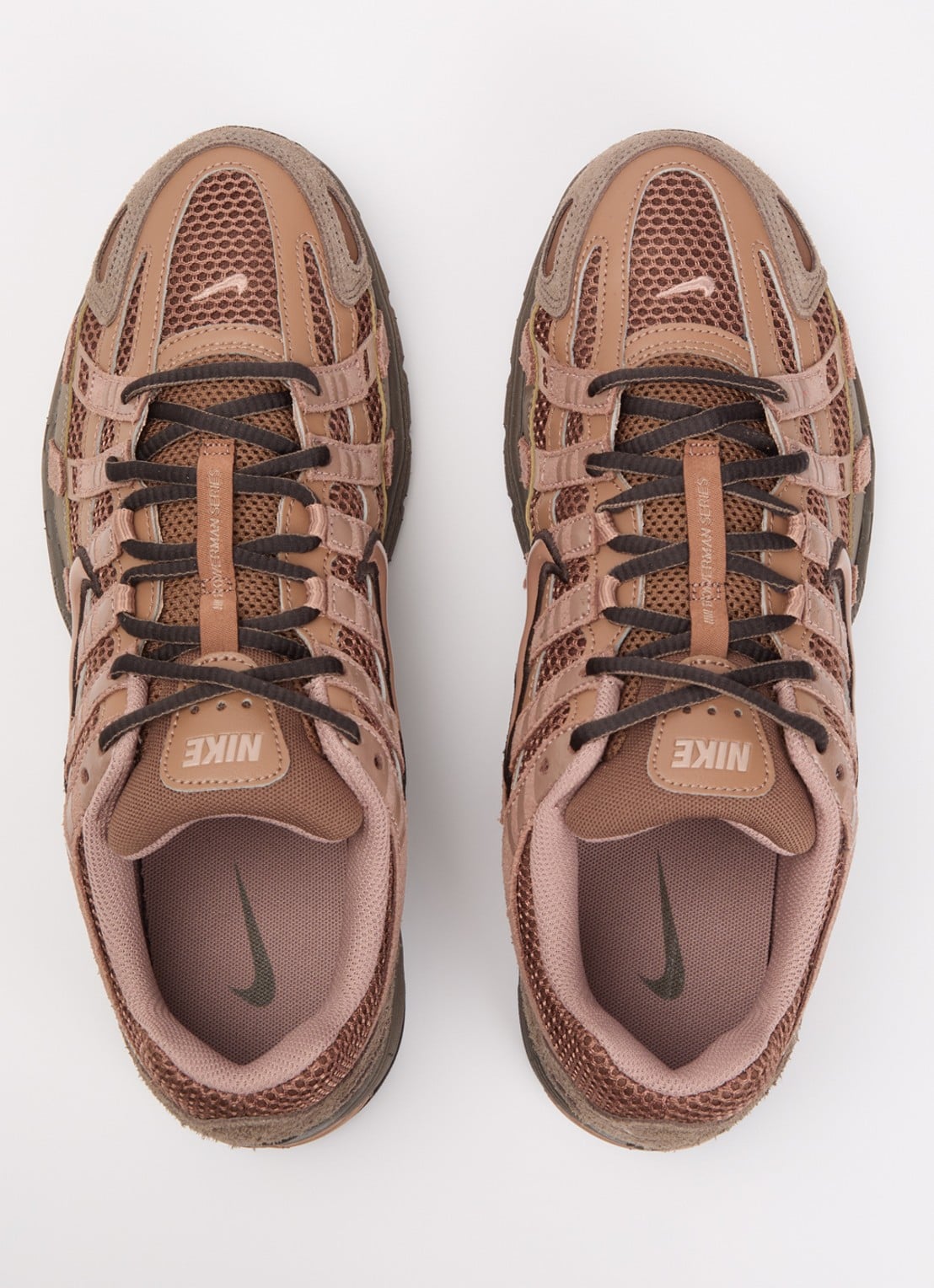 Nike P-6000 sneaker met mesh details - detail 4 bruin