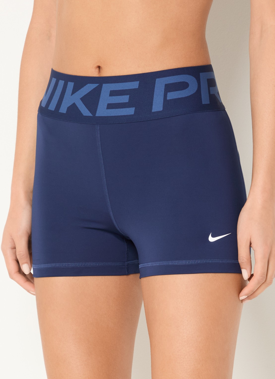Nike Pro Sculpt high waist skinny fit fietsbroek met dri-FIT en logoband - detail 4 donkerblauw