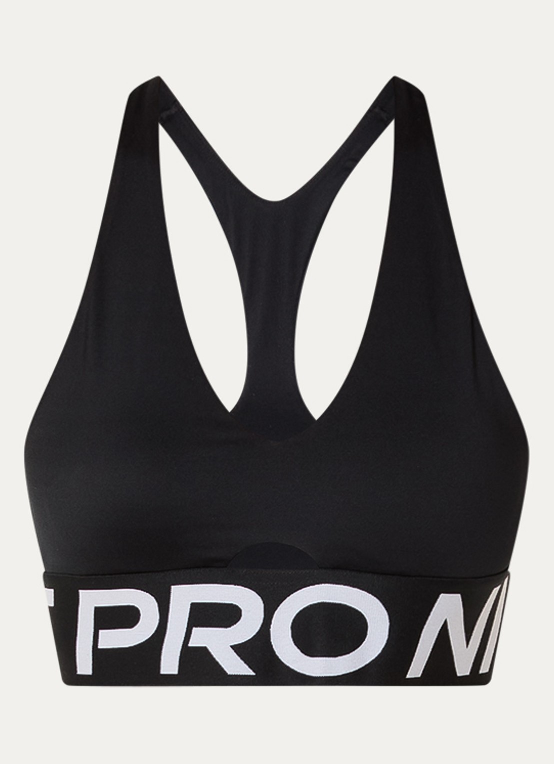 Nike Pro Sculpt sport bh met medium support en Dri-FIT - voorkant zwart
