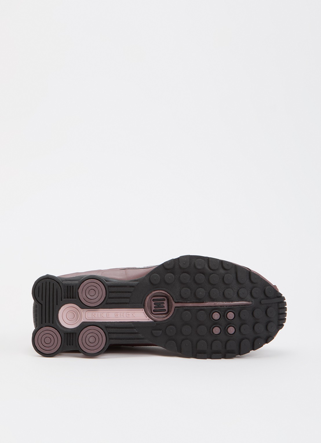 Nike Shox R4 sneaker met logo  - detail 2 aubergine