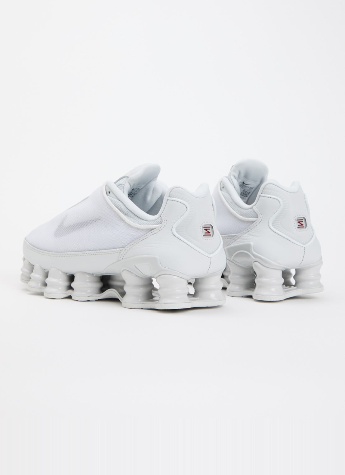 Nike Shox TL sneaker met logo - achterkant 5 wit