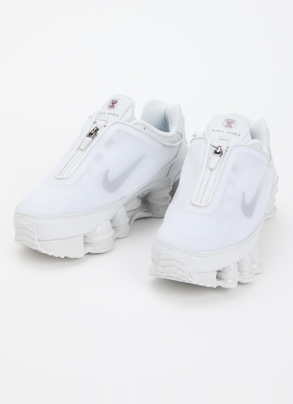 Nike Shox TL sneaker met logo - detail 2 wit