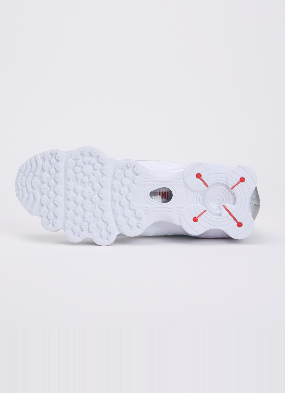 Nike Shox TL sneaker met mesh details - detail 3 wit