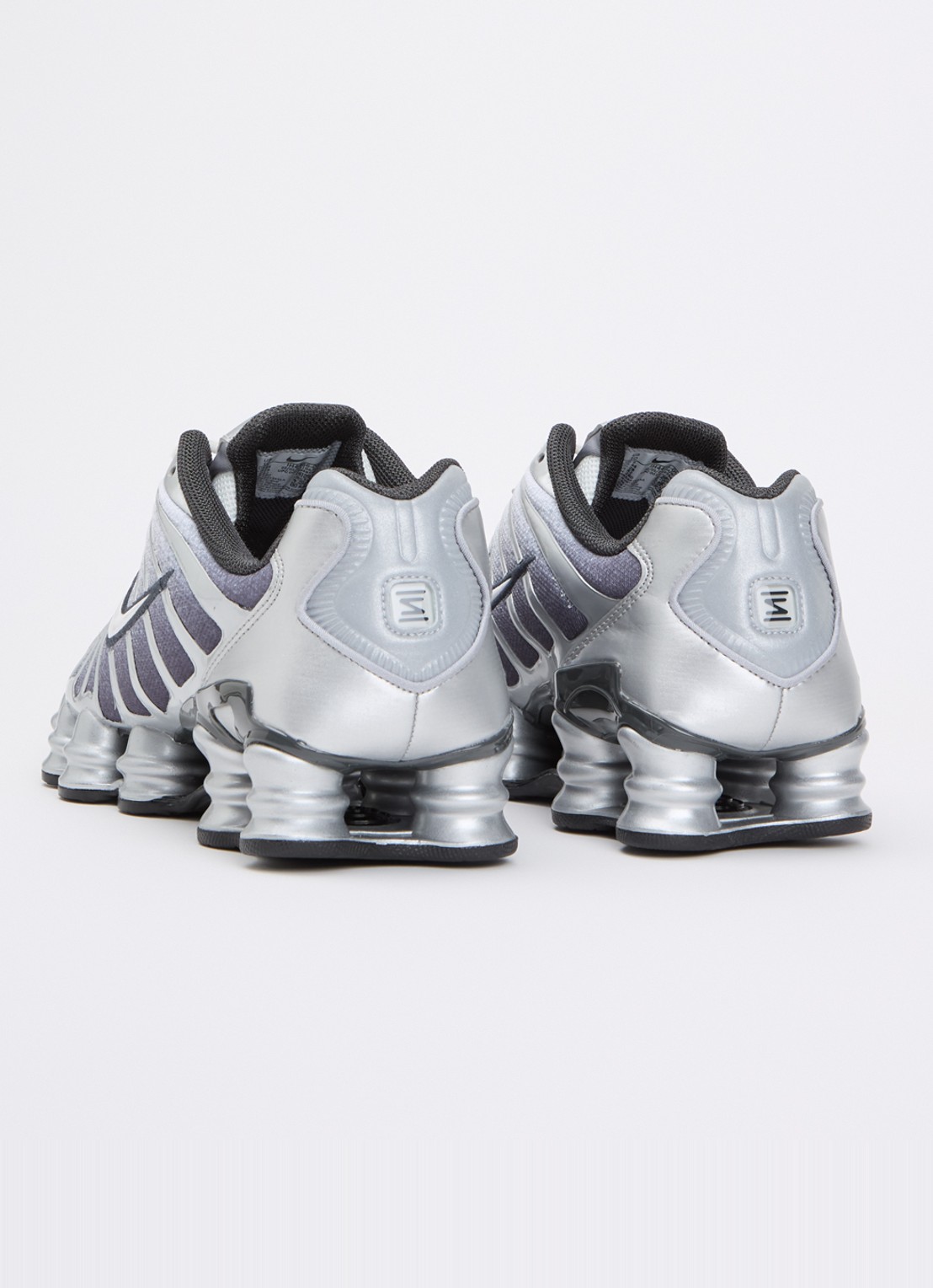 Nike Shox TL sneaker met mesh details - achterkant 4 grijs