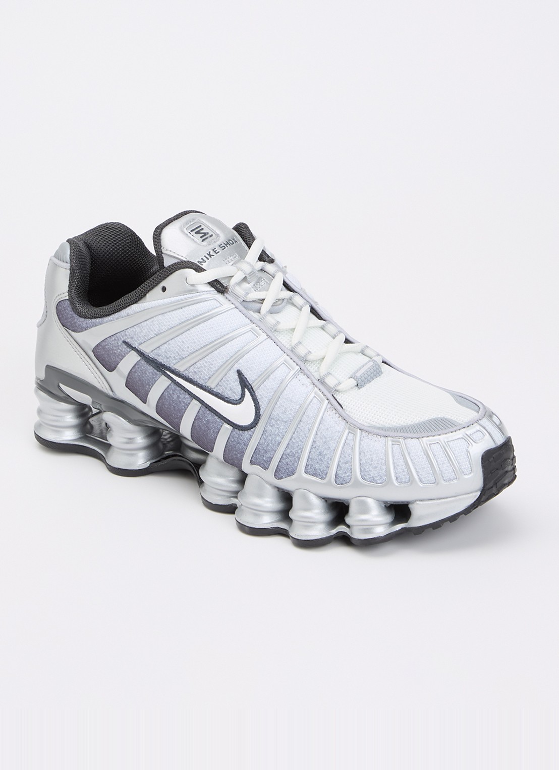 Nike Shox TL sneaker met mesh details - voorkant 5 grijs