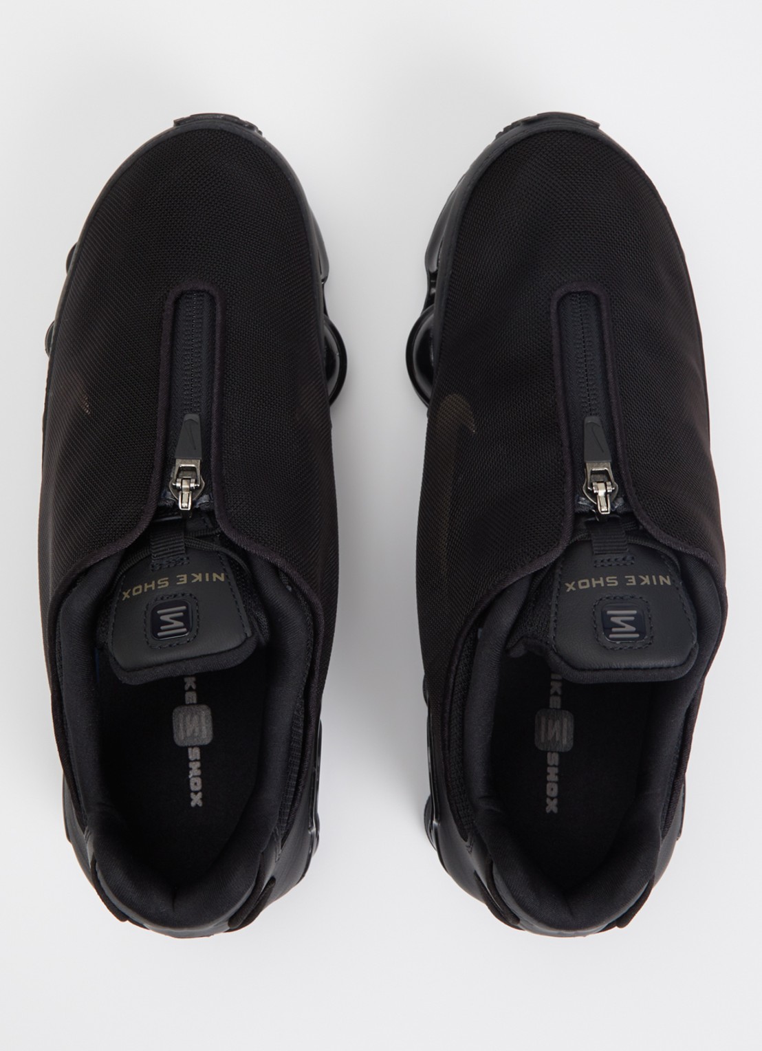 Nike Shox TL sneaker van mesh - detail 4 zwart