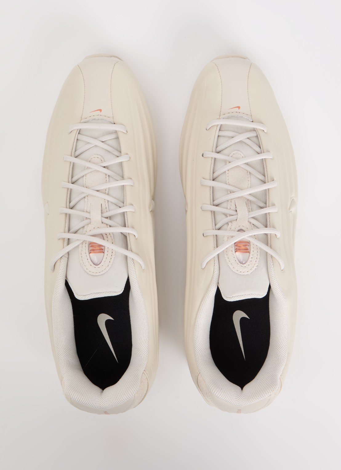 Nike Shox Z S sneaker van leer - detail 2 creme