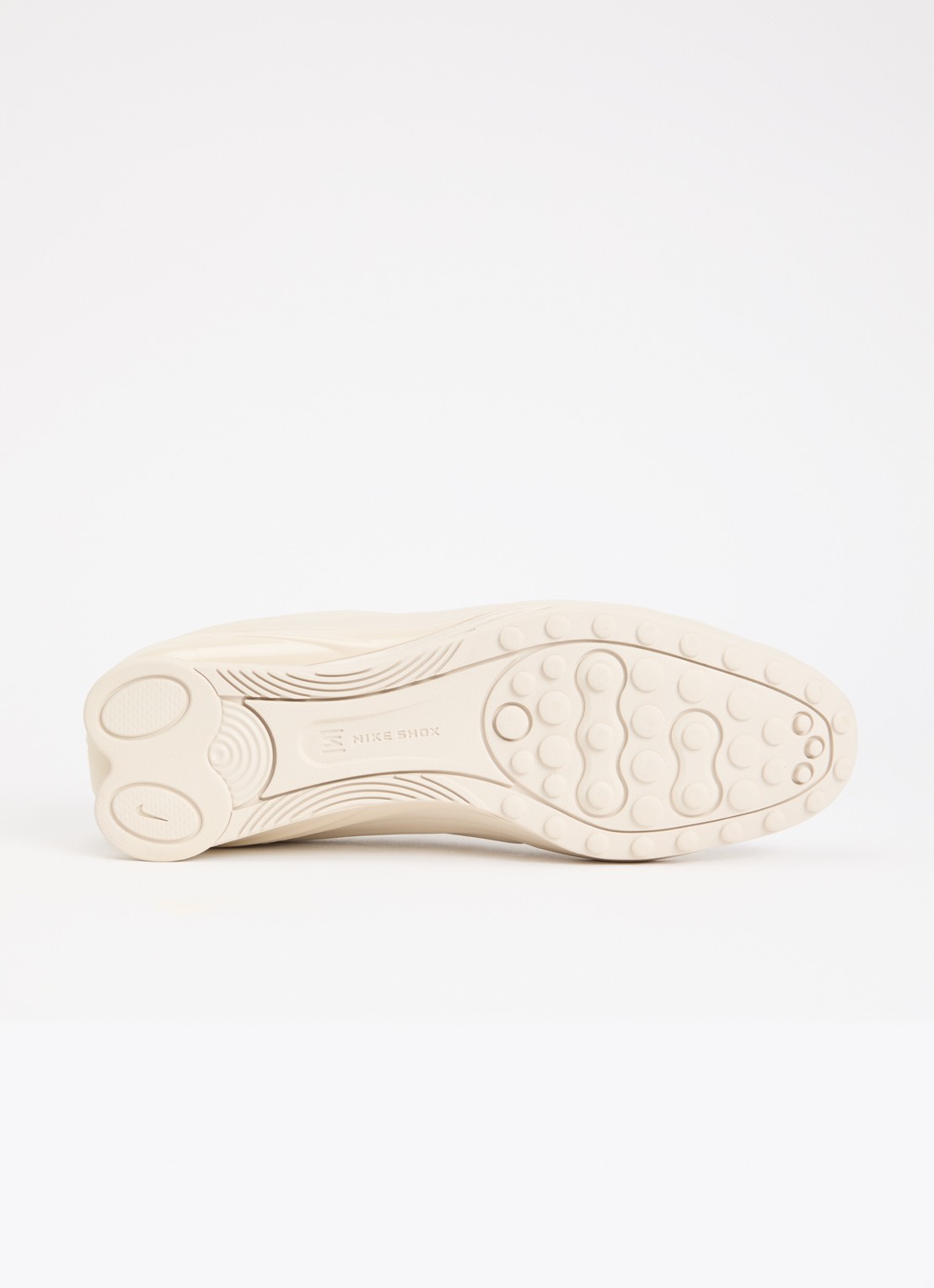 Nike Shox Z S sneaker van leer - detail 3 creme