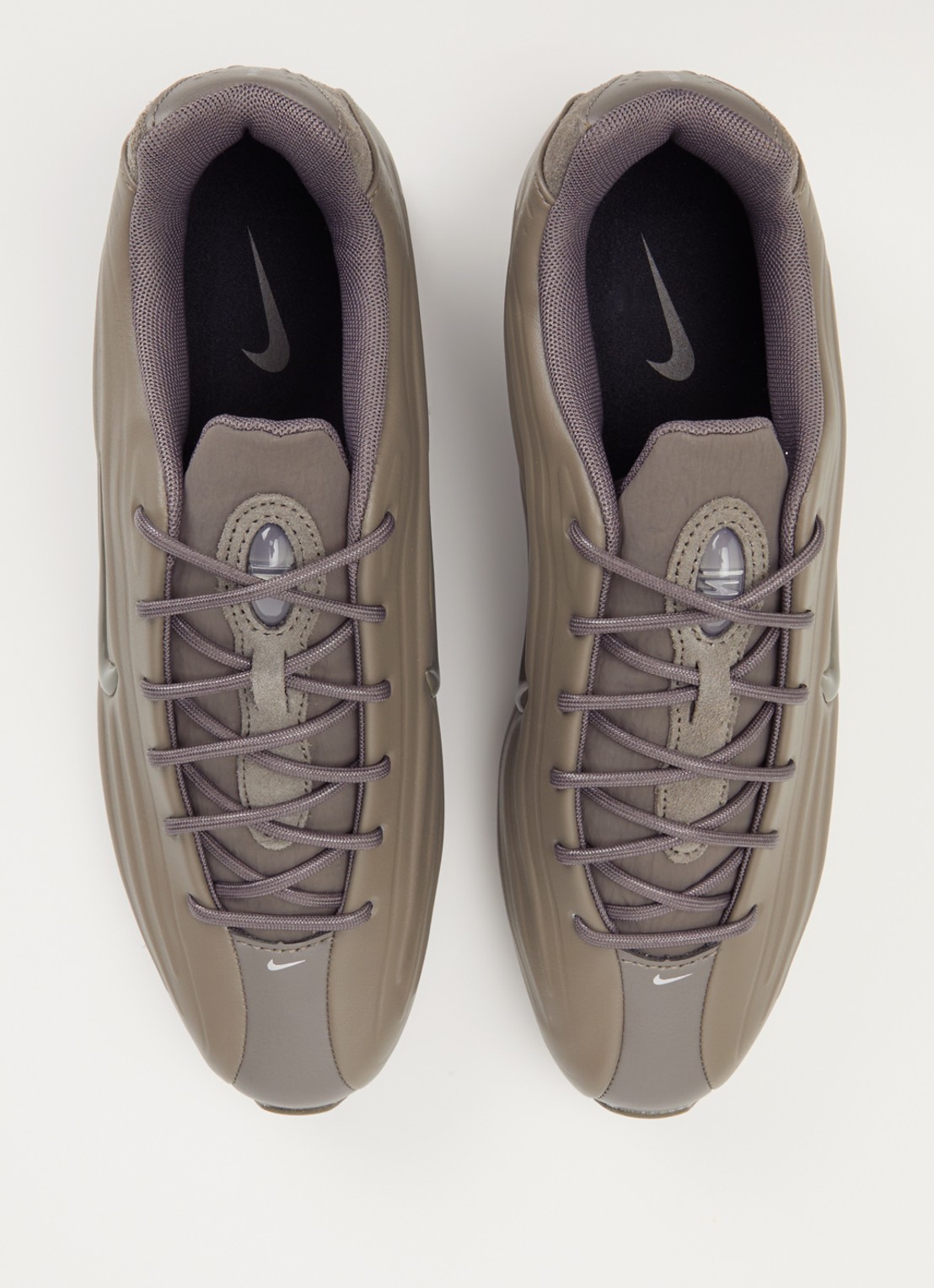 Nike Shox Z S sneaker van leer - detail 4 legergroen