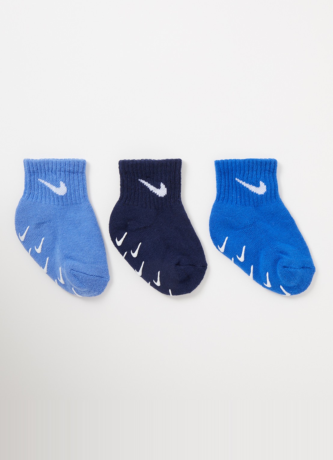 Nike Sokken in katoenblend met logo in 3-pack  - voorkant wit