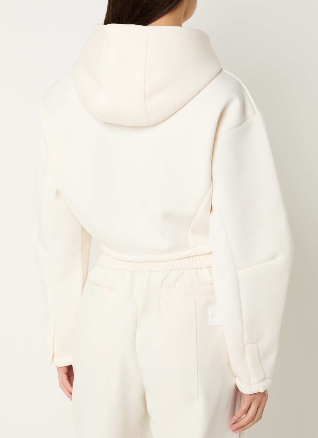 Nike Sweatvest met capuchon - achterkant 5 gebroken wit