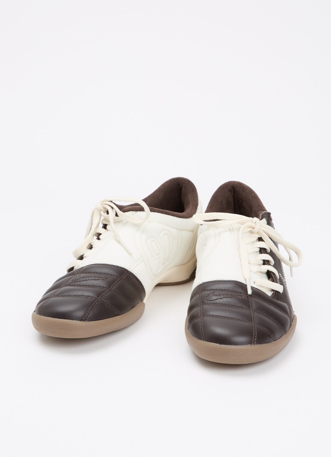 Nike T90 sneaker met leren details - detail bruin