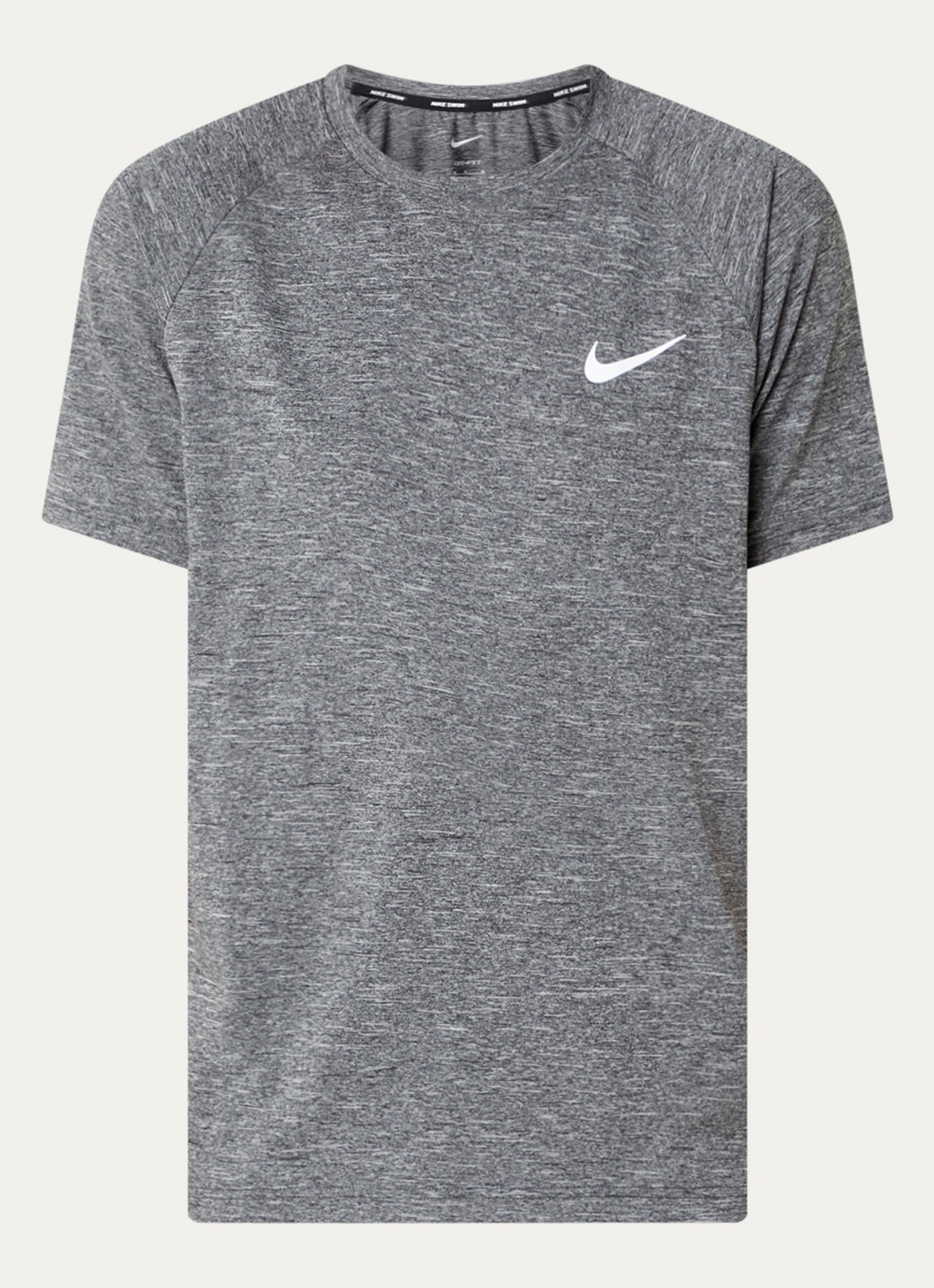 Nike Trainings T-shirt met logo - voorkant 2 donkergrijs