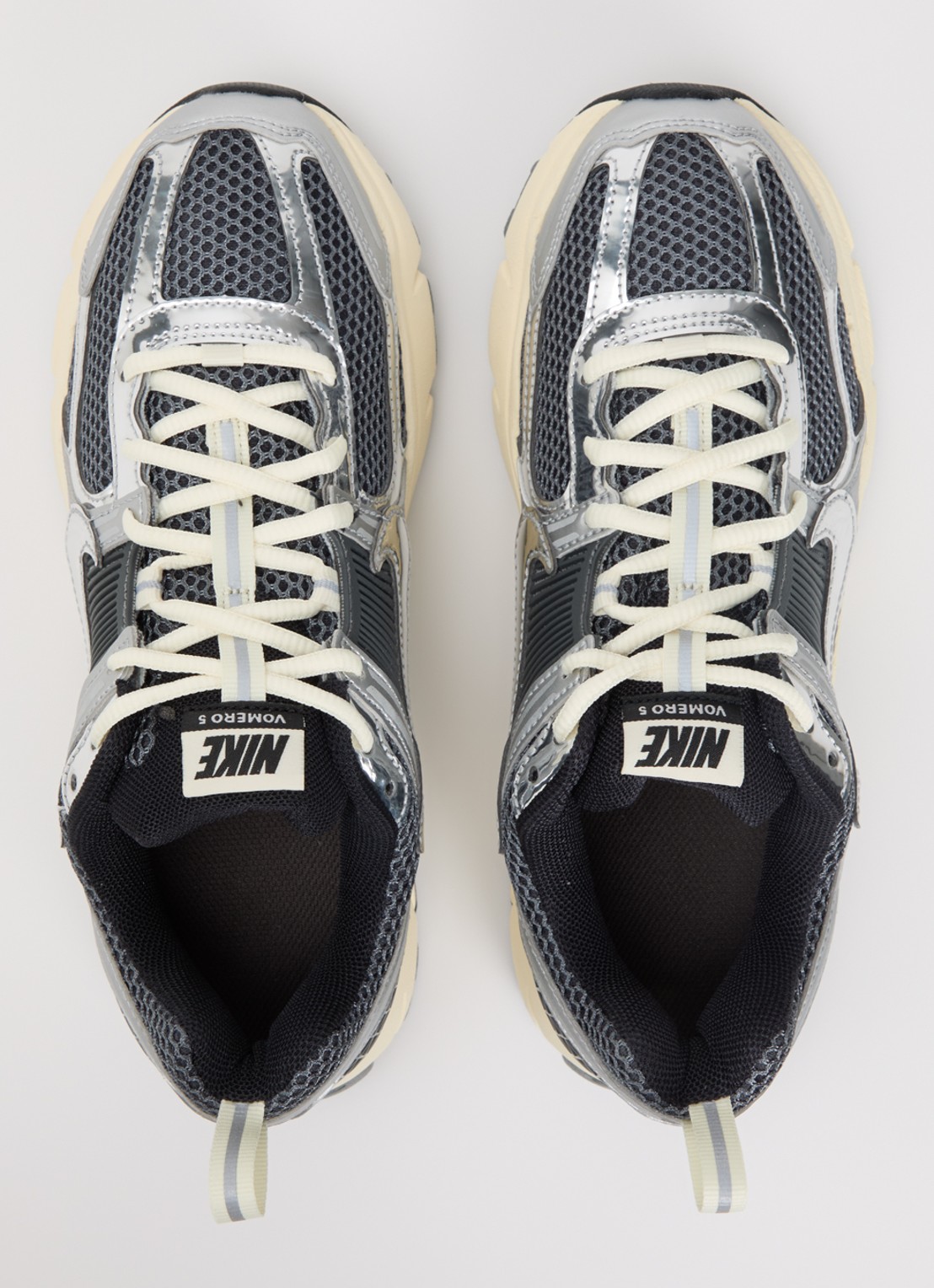 Nike Vomero 5 sneaker met mesh details - detail 2 grijs