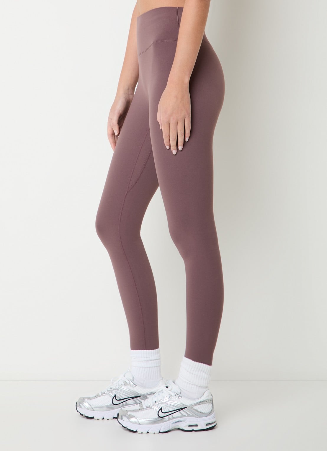 Nike Zenvy high waist skinny fit trainingslegging  - detail 3 taupe
