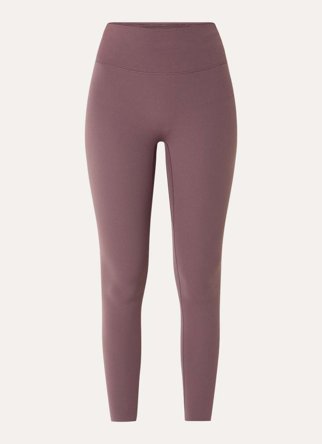 Nike Zenvy high waist skinny fit trainingslegging  - voorkant 4 taupe