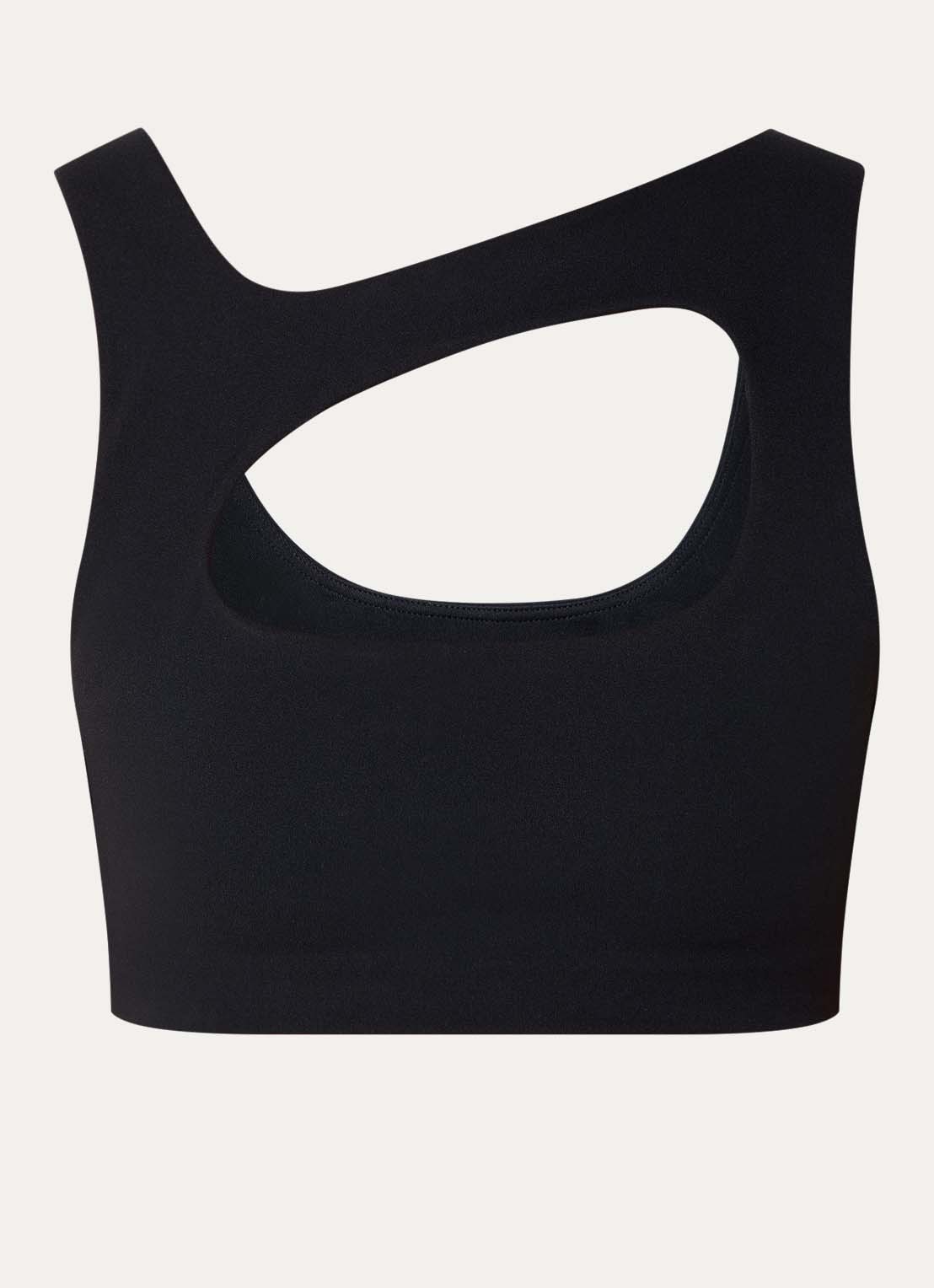 Nike Zenvy sport bh met light support en dri-FIT - voorkant 2 zwart