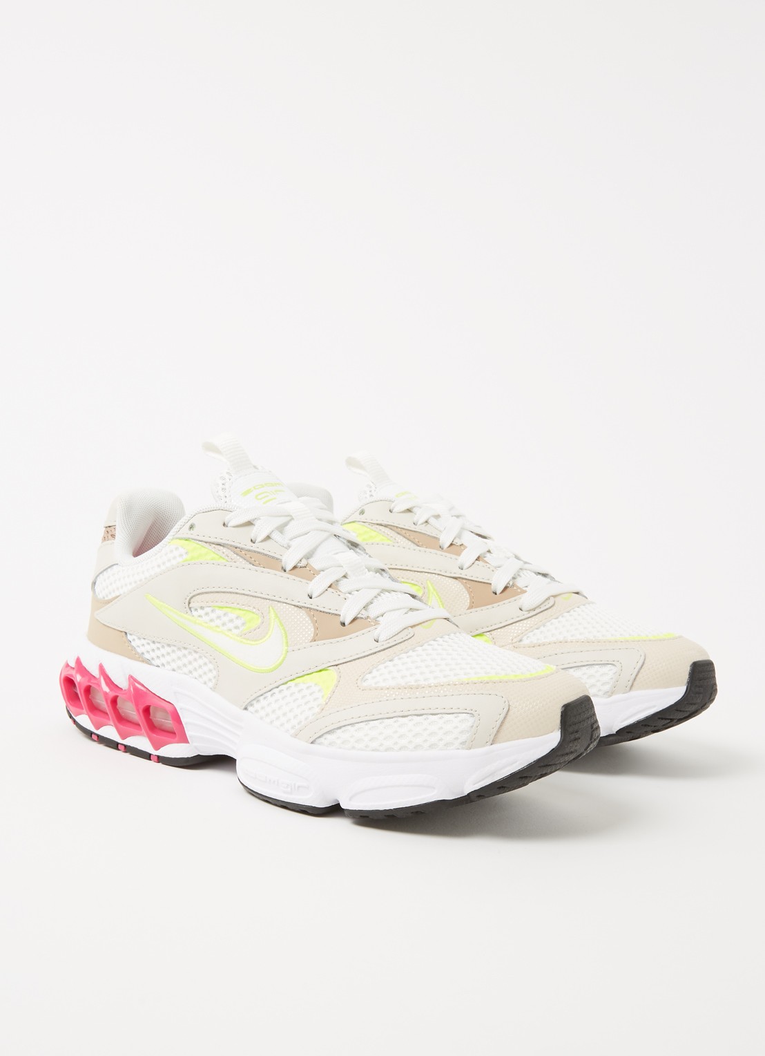 Nike Zoom Air Fire hardloopschoen met leren details - detail beige