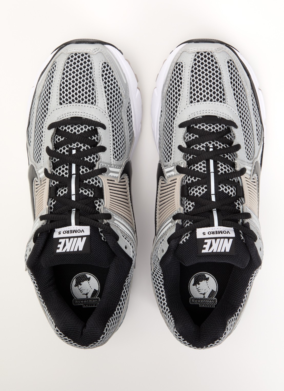 Nike Zoom Vomero 5 sneaker met mesh details - detail 4 zilver