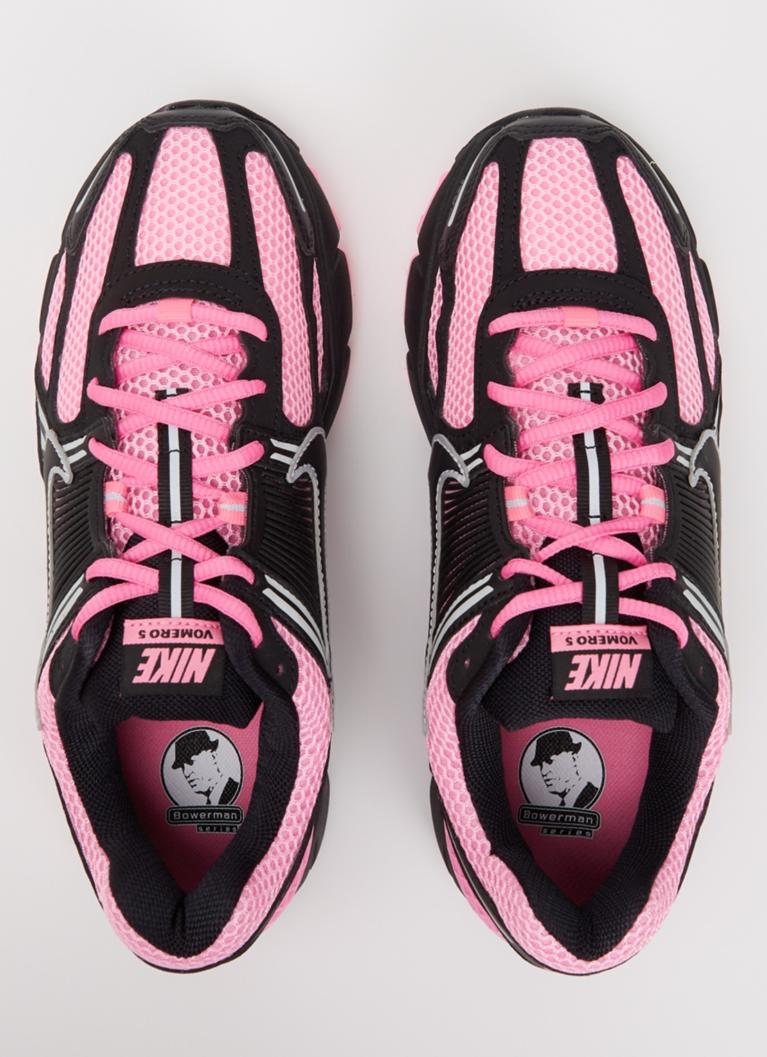 Nike Zoom Vomero 5 sneaker van mesh met logo - detail 2 roze