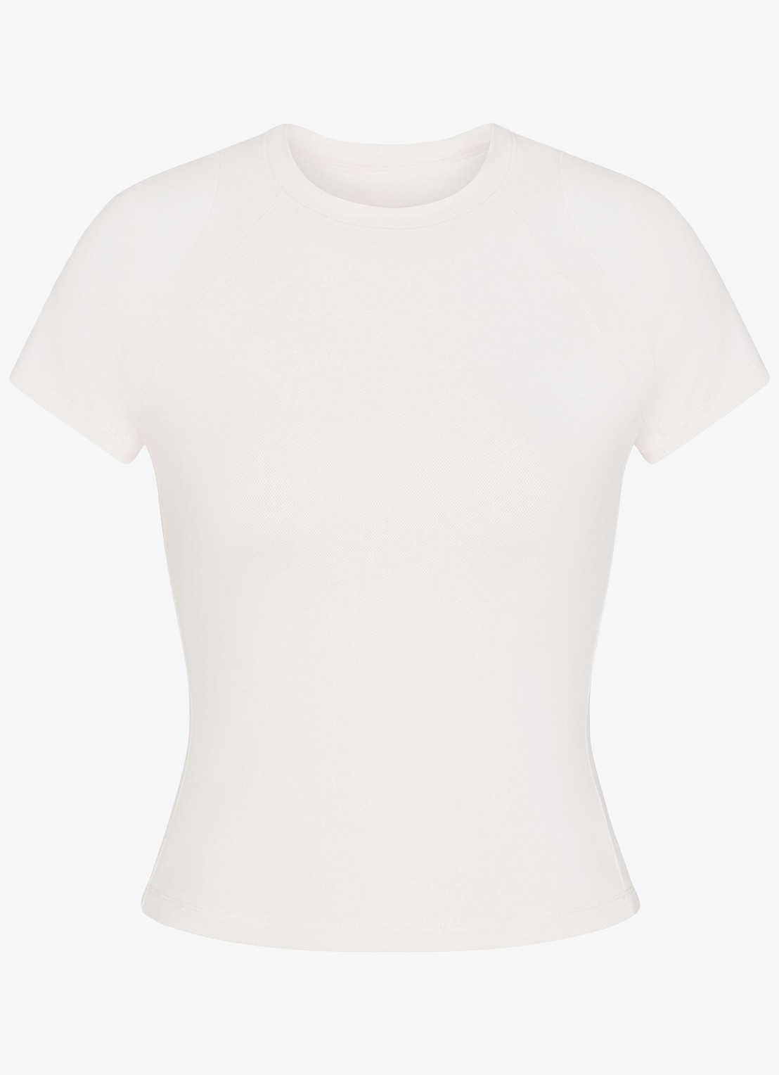 NikeSKIMS Airy cropped trainings T-shirt met stretch - voorkant wit