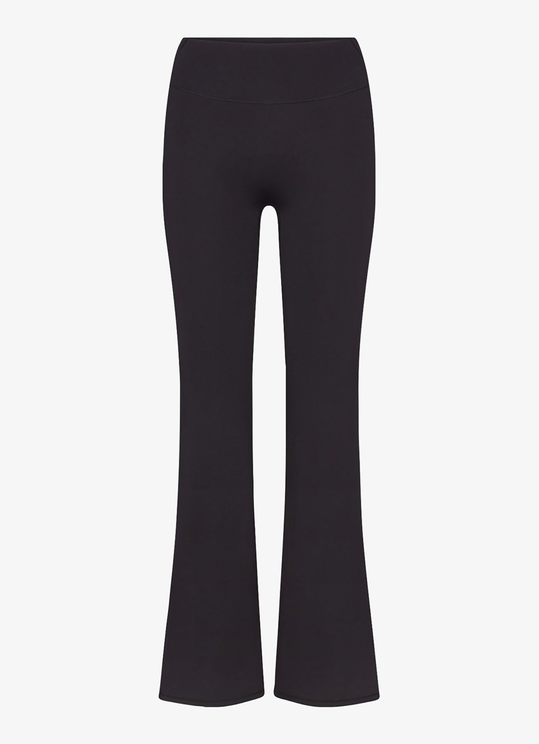 NikeSKIMS Matte high waist flared fit trainingslegging - voorkant 6 zwart