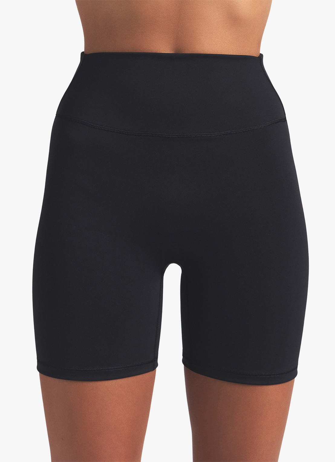 NikeSKIMS Matte high waist skinny fit korte trainingslegging - detail zwart