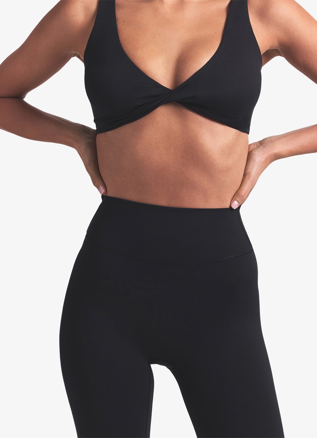 NikeSKIMS Matte high waist skinny fit trainingslegging - detail 2 zwart