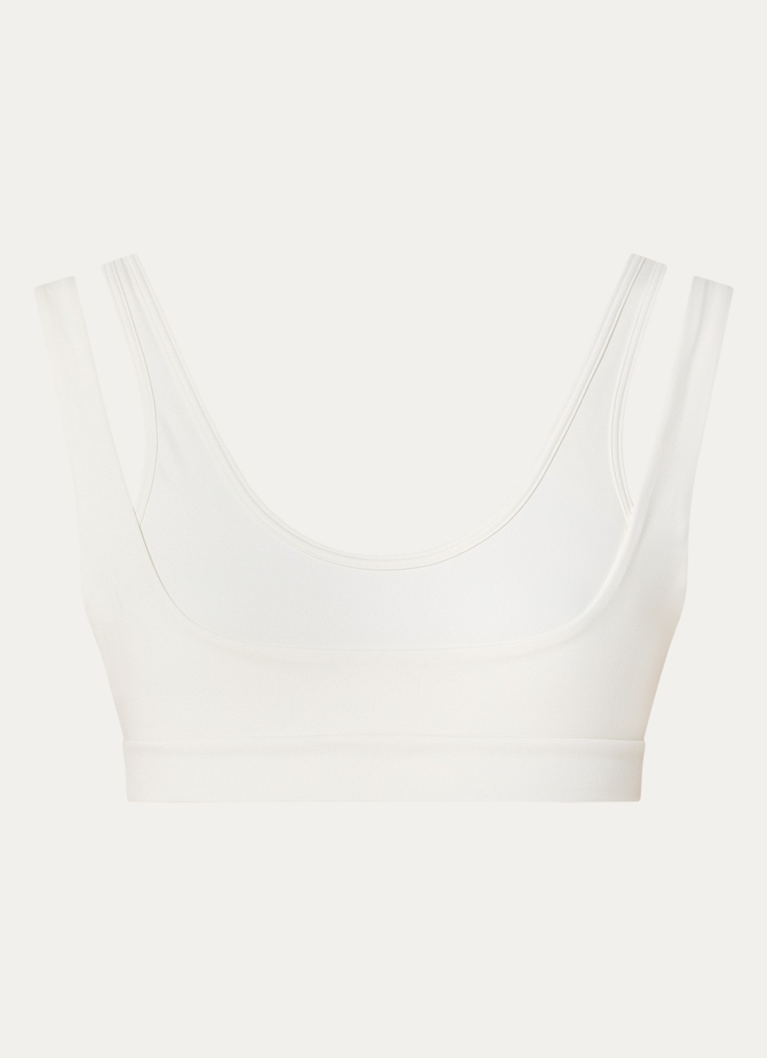 NikeSKIMS Matte sport bh met light support - voorkant gebroken wit