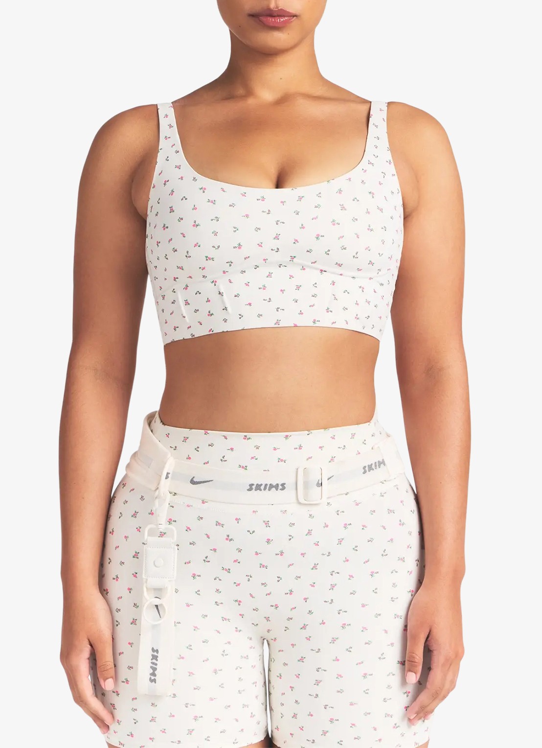 NikeSKIMS Matte sport bh met medium support - detail multicolor