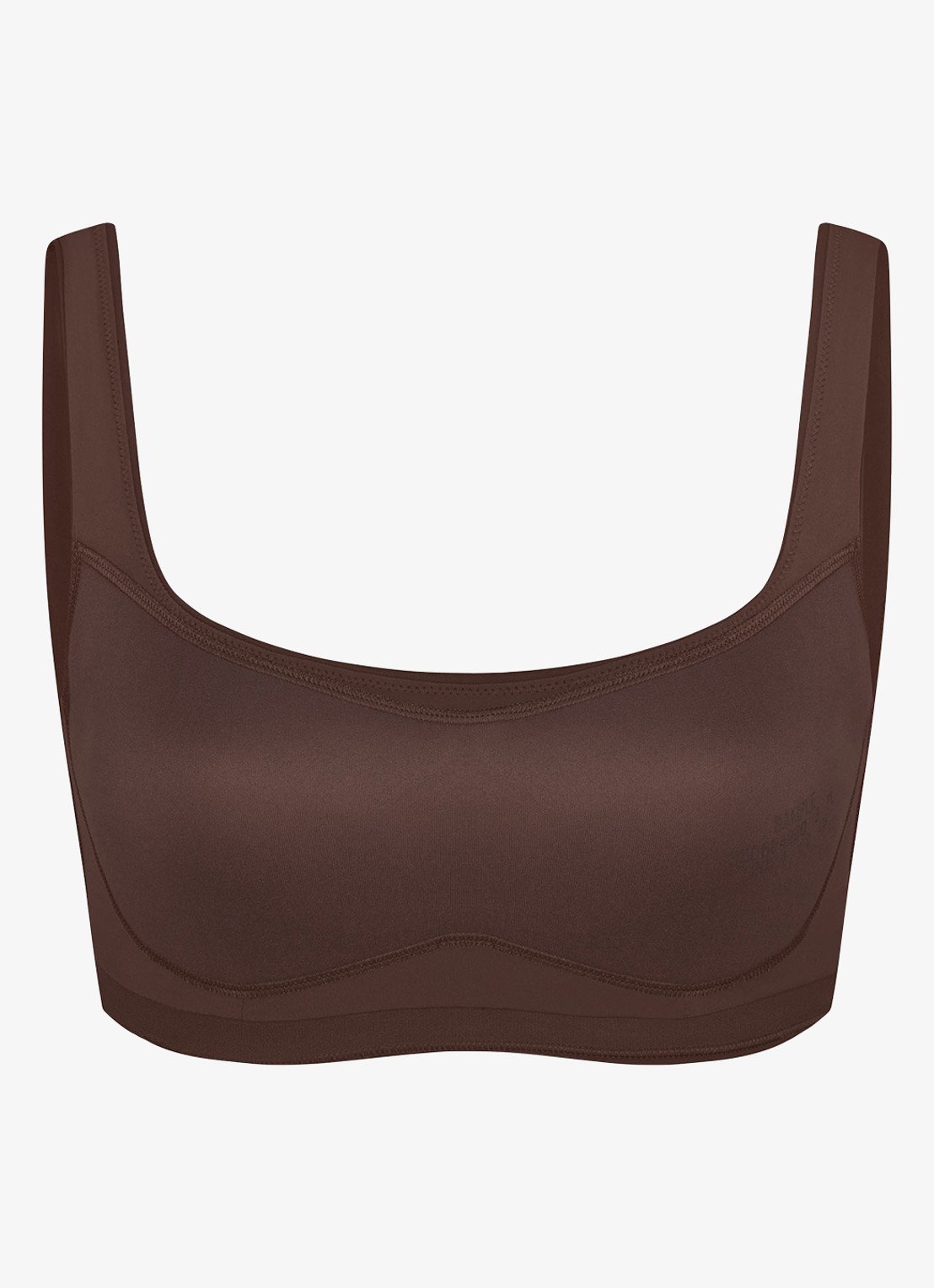 NikeSKIMS Matte sport bh met medium support - voorkant 2 lichtbruin