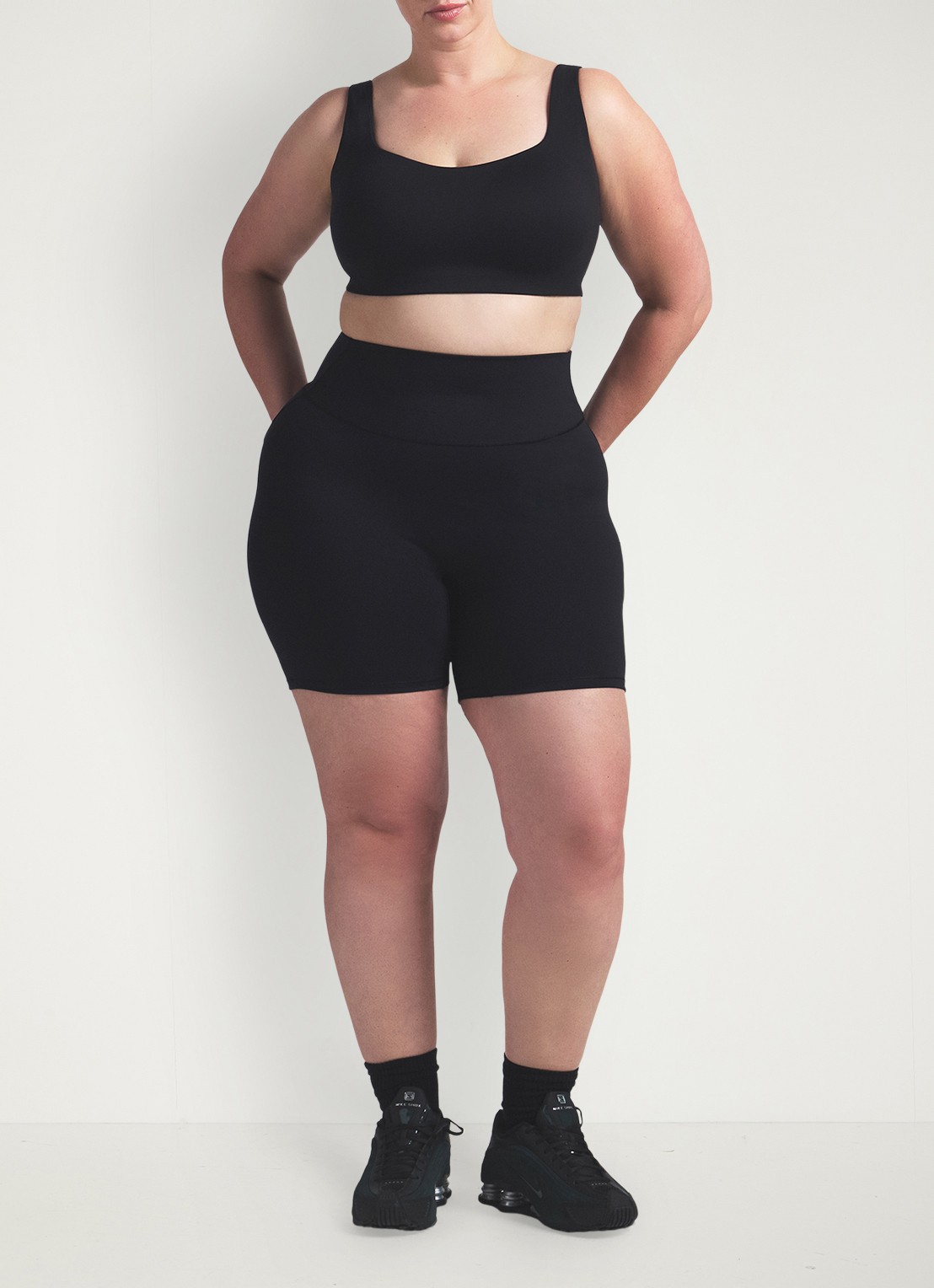 NikeSKIMS Matte sport bh met medium support - detail 3 zwart