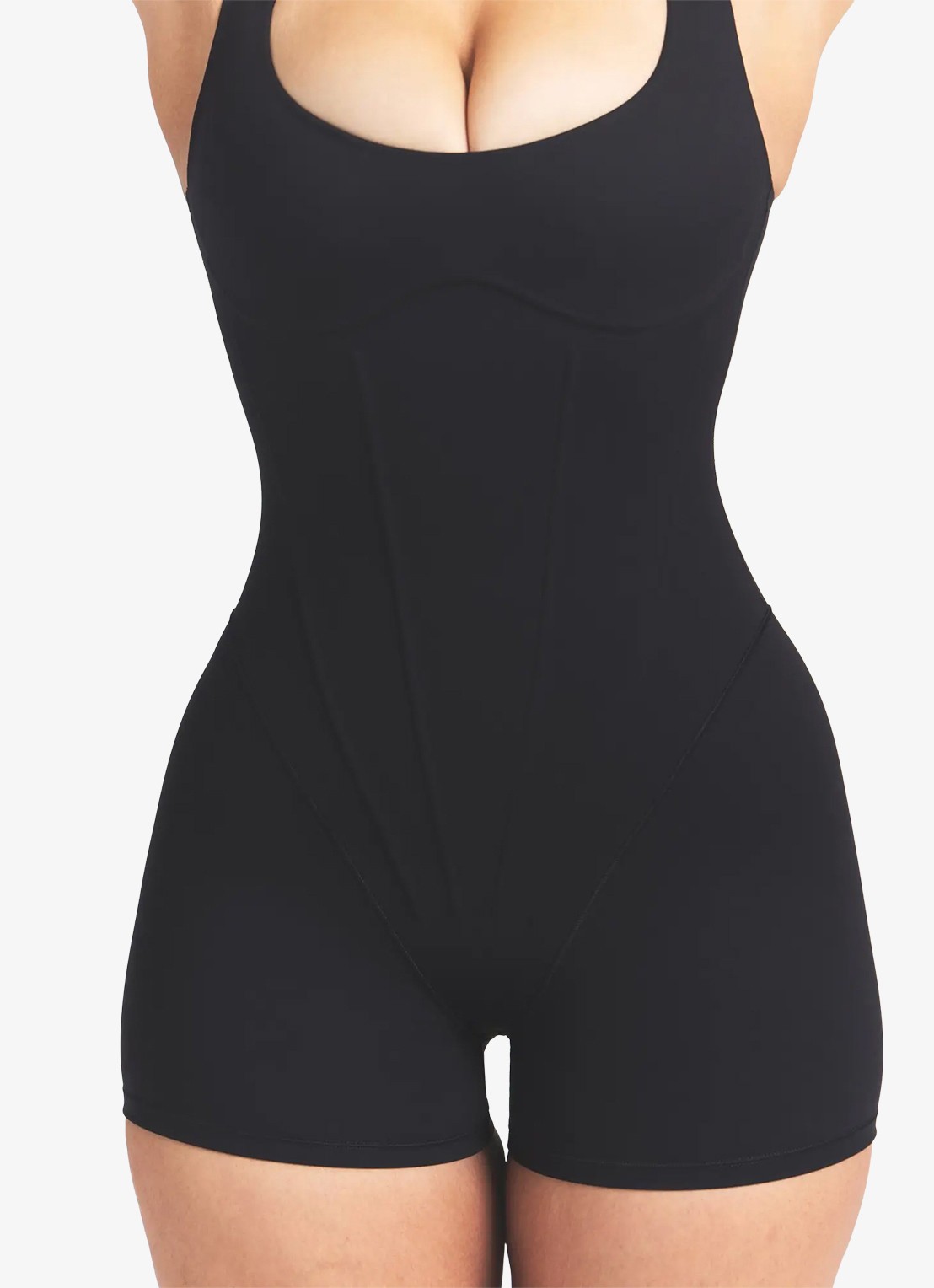NikeSKIMS Matte sport bodysuit met logo - detail 3 zwart