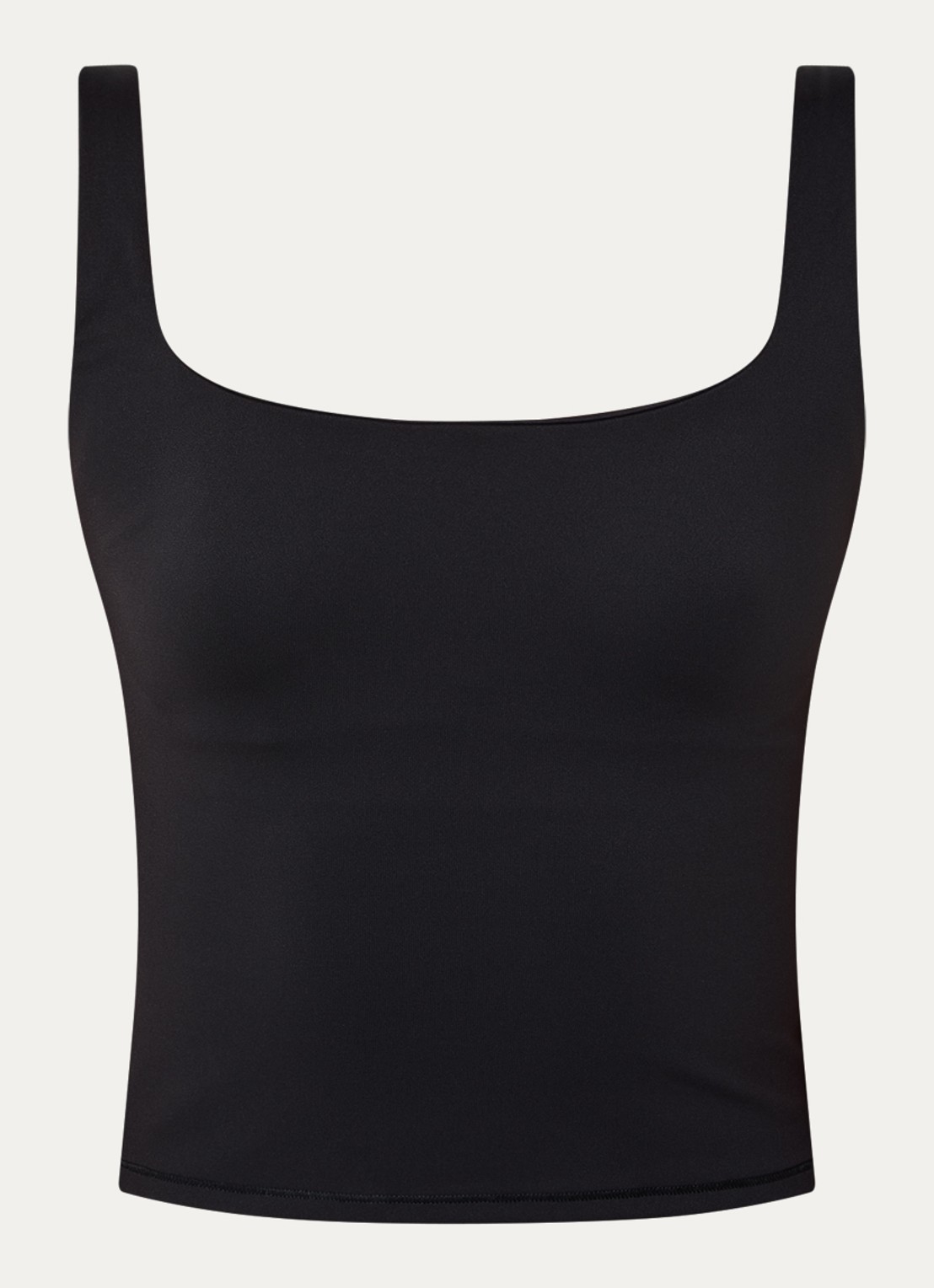 NikeSKIMS Matte trainings crop top met stretch - voorkant zwart