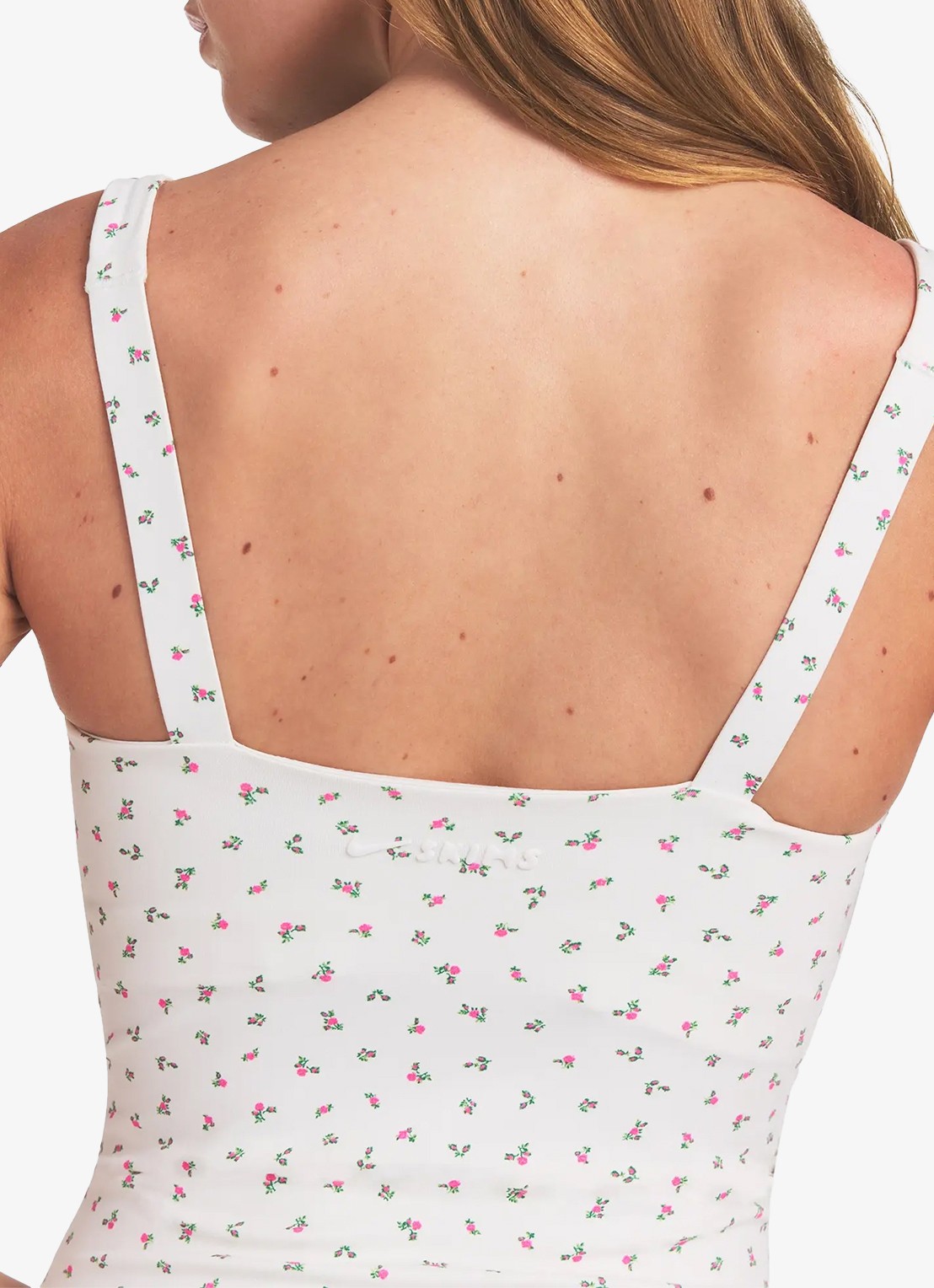 NikeSKIMS Matte trainings crop top met stretch - detail 5 gebroken wit