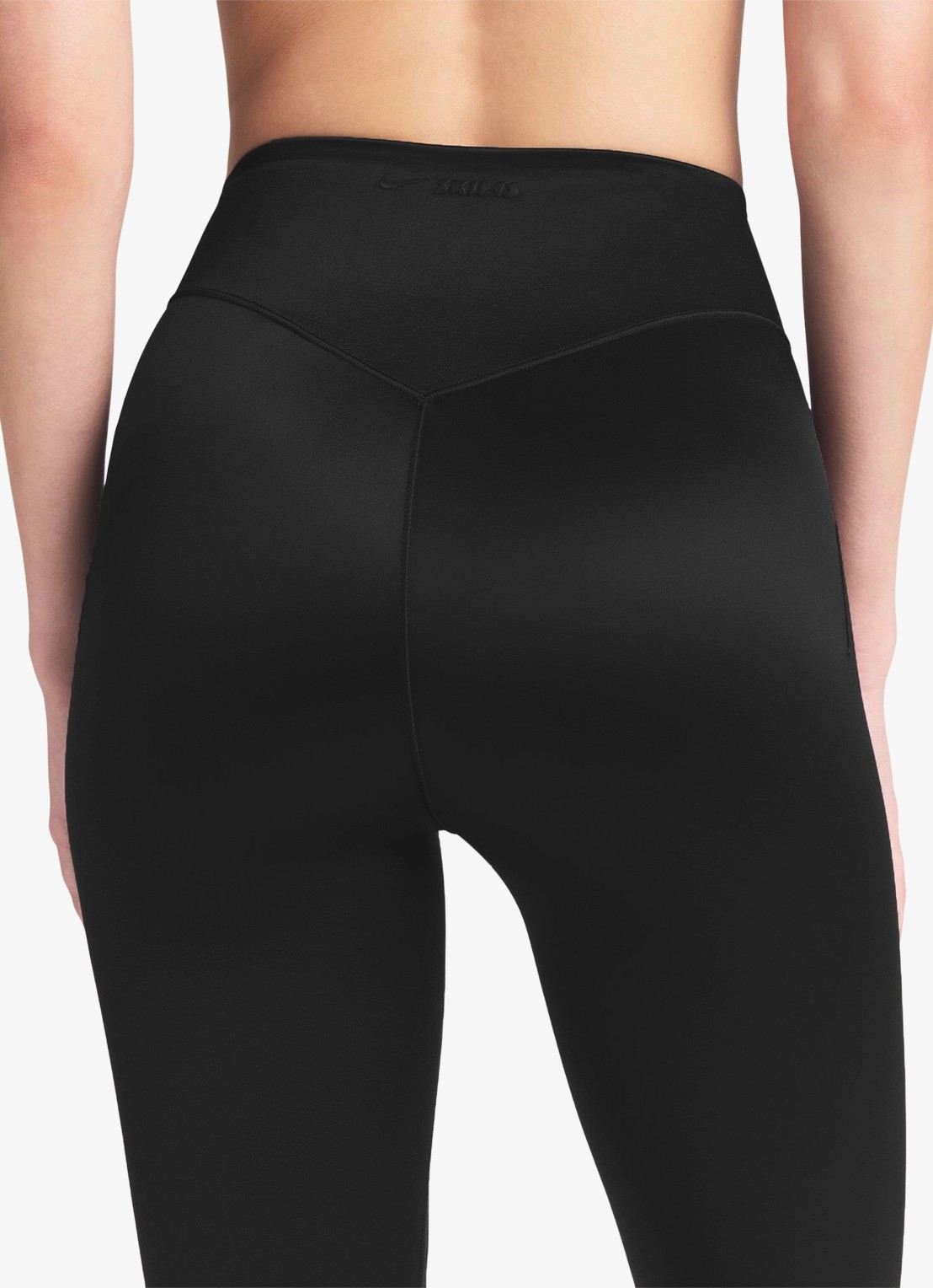 NikeSKIMS Satin Shine high waist legging - detail 5 zwart