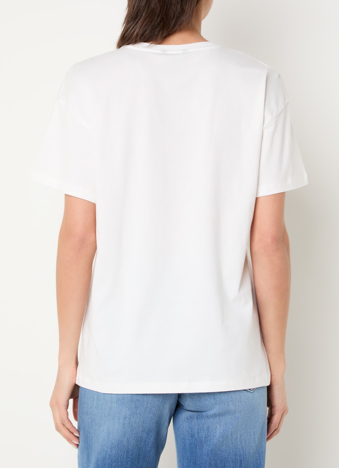 NIKKIE 1985 T-shirt met logo - achterkant wit