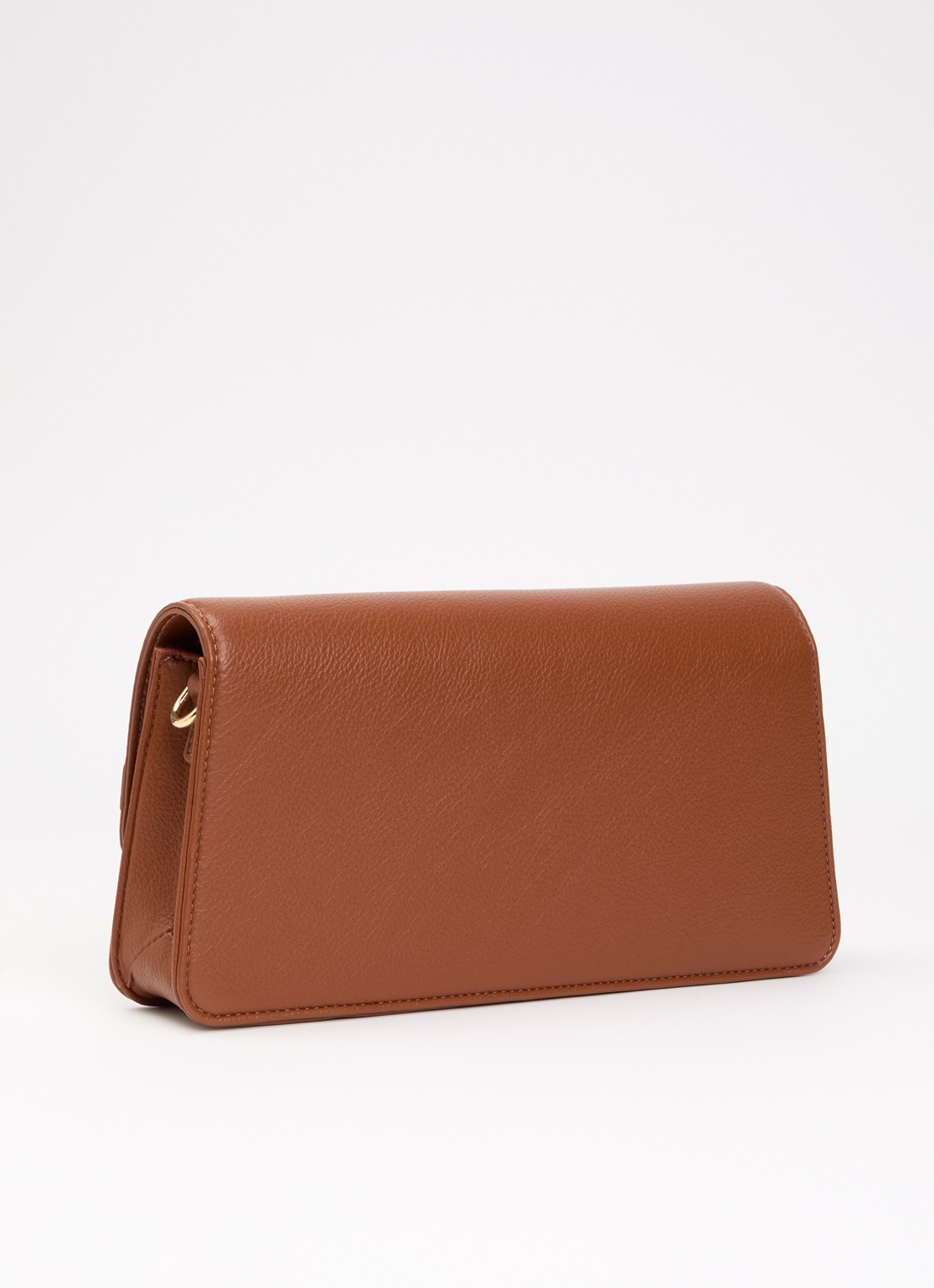 NIKKIE Alinda Chunky schoudertas met afneembare schouderriem - achterkant 2 cognac