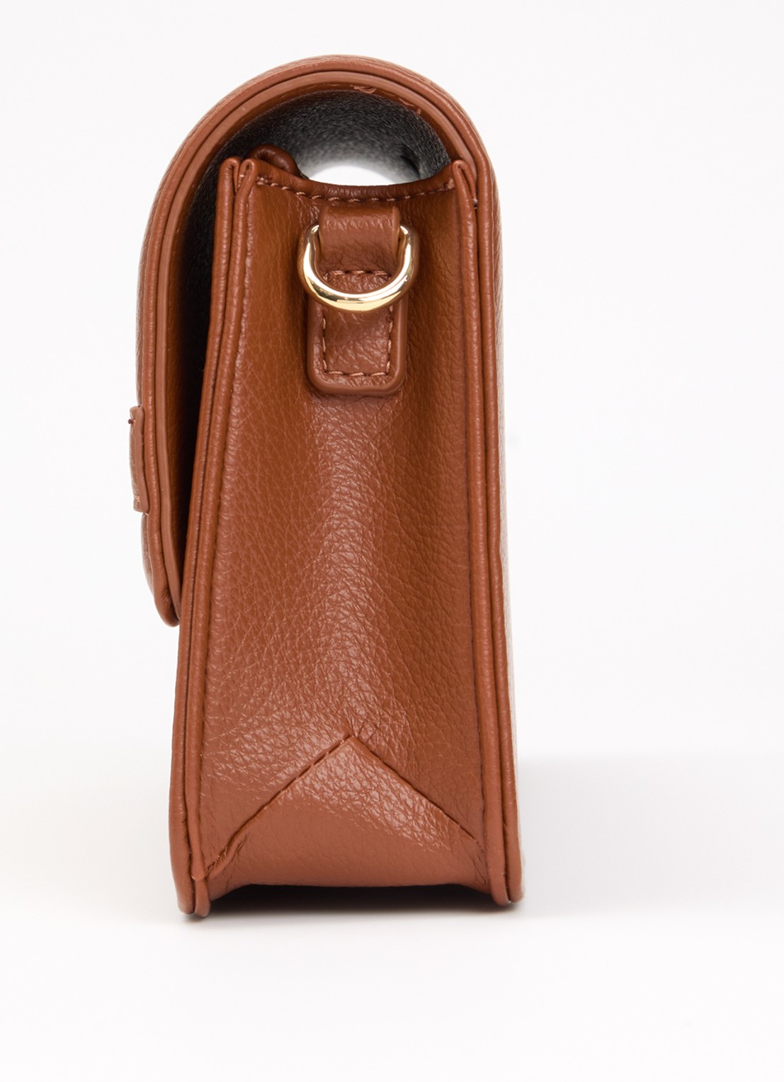 NIKKIE Alinda Chunky schoudertas met afneembare schouderriem - detail 4 cognac