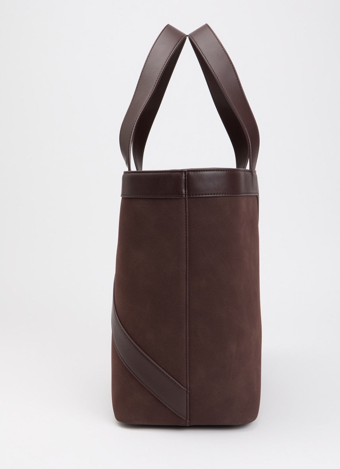 NIKKIE Alvin shopper met logo - detail 4 chocoladebruin